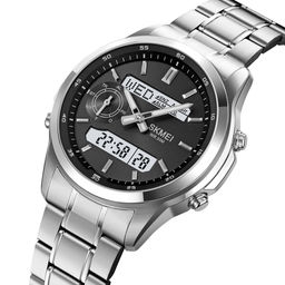 Часы наручные Skmei мужские электронные спортивные 2284silver-black