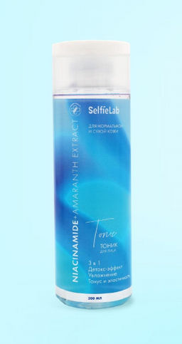 SelfieLab Niacinamide+ Тоник для лица линии "Niacinamide +Amaranth extract" 200мл