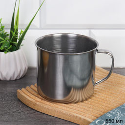 Кружка металл 500 мл / М-610 /уп 6/270/