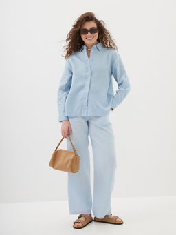 Женская льняная Рубашка