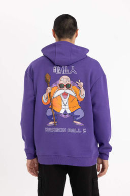 Толстовка свободного кроя с капюшоном Dragon Ball - Defacto фото 4