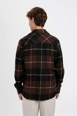 Рубашка Lumberjack с длинным рукавом в клетку стандартного кроя - Defacto фото 7