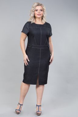 Платье 1239 черный - Novita фото 2