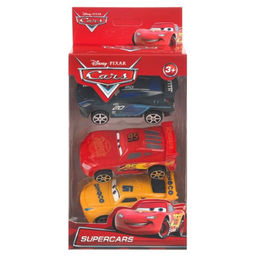 Машина пластик набор Тачки 7 см, 3 шт, коробка