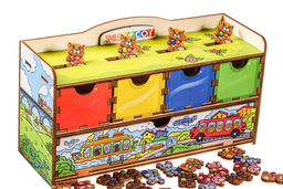 Дидактическая игра Волшебный комодик Транспорт - Smiledecor фото 5