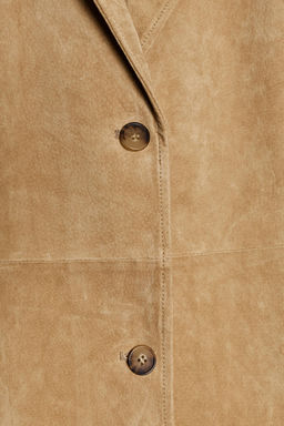 SUEDE LEATHER COAT ZW COLLECTION LIMITED EDITION - Zara фото 5