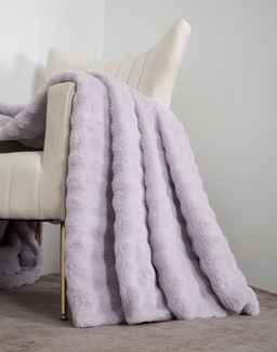 Покрывало декоративное Shinshilla buffy (лаванда платина) 160х220