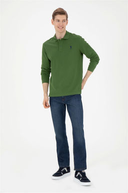 Мужской зеленый базовый свитшот Неожиданная скидка в корзине - U.s. polo assn фото 4