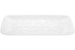 Блюдо прямоугольное 30,5*16,5*2,5 см Розы белое - Elan gallery фото 10
