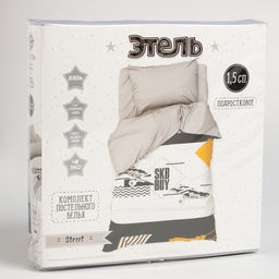 Постельное бельё Этель 1,5 сп Street 143х215 см, 150х214 см, 50х70 см -1 шт, 100% хлопок, бязь  фото 5