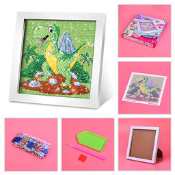Мозаика алмазная "Динозаврик" в коробке