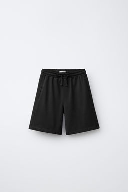 CONJUNTO CAMISETA Y BERMUDA TEXTO / Negro - Zara фото 4