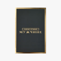 Цена за 5 шт. Открытка Самому лучшему мужчине, софт тач, 12?18 см