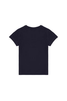 Детская черная футболка с круглым вырезом Неожиданная скидка в корзине - U.s. polo assn фото 2