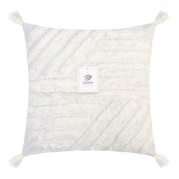 Наволочка декоративная Этель Бохо, 45х45 см, цвет молочный, 100% хлопок  фото 5