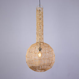 Светильник потолочный из ротанга «Фирман», 1×120 Вт, Е27, 50×50×120 см