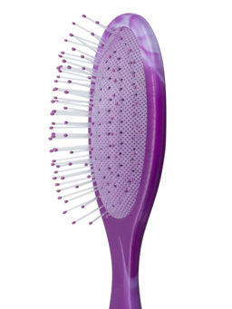 Kristaller Расчёска массажная для волос / Мини 2190S, пластик, 17,8 см, фиолетовый