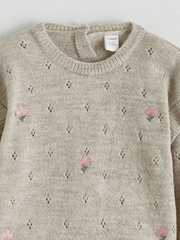 Bisiklet Yaka K?z ?ocuk Kazak