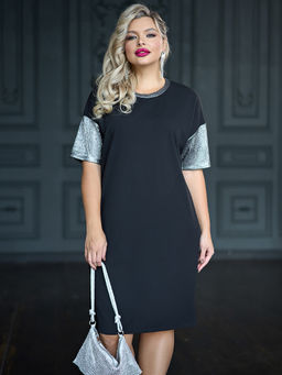 Платье 0125-8а чёрный кристалл - Aquarell фото 14