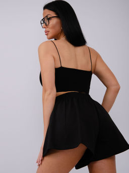 Шорты Лолита, футер с лайкрой - Малина фото 30