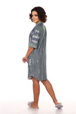 Халат-рубашка Эльза (46-60) - Serenada фото 4