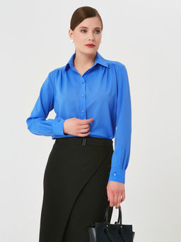 Блуза из креп-шифона - Priz фото 14