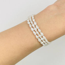 Бусины для украшений из белого Жемчуга 37 см