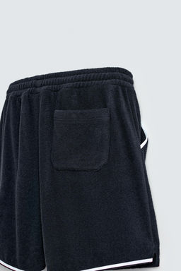 CONTRAST TOWELLING BERMUDA SHORTS - Zara фото 18