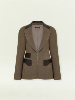 Жакет приталенного кроя, ML871/samba - Emka фото 6