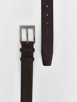 Deri G?r?n?ml? Erkek Kemer