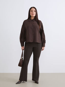 Beli Lastikli ?spanyol Pa?a Kad?n Pantolon