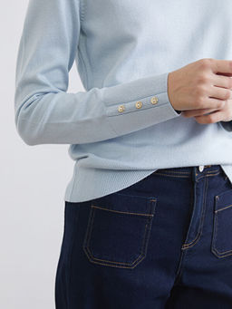 Bisiklet Yaka Kad?n Triko Kazak