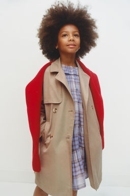 LONG TRENCH COAT WITH BELT