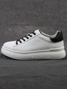 03-YC151-2 WHITE Кроссовки женские (натуральная кожа)