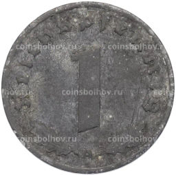 Монета 1 рейхспфенниг 1944 года A Германия