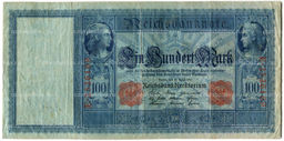 Банкнота 100 марок 1910 года Германия