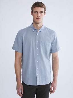 Regular Fit K?sa Kollu Erkek G?mlek