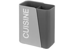 Органайзер для столовых приборов 16,7*9,5*21,5 см "Серый"