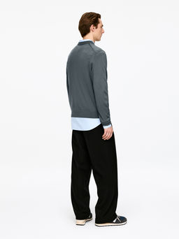 Jersey de punto fino en lana merino - H&m фото 7