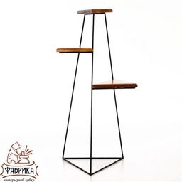 Подставка для цветов лофт 66-424 - Фабрика интерьерной ковки фото 4