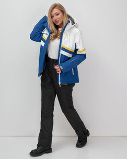 Горнолыжный костюм женский зимний синего цвета 02808S - Mtforce фото 14