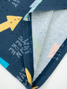 Футболка с капюшоном, синий - Lesi kids фото 4