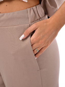 брюки  из футера 2х нитка пенье (хлопок с лайкрой) - А+б коллекция фото 9