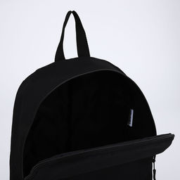 Рюкзак текстильный NAZAMOK, 38х14х27 см, цвет чёрный  фото 5