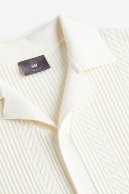 Camisa resort en punto con textura Regular Fit - H&m фото 7