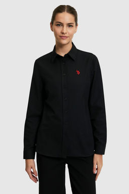 Kad_n Siyah Uzun Kollu Basic G_mlek - U.s. polo assn фото 3