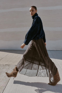 GODET LACE SKIRT - Zara фото 12