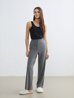 Beli Lastikli Puantiyeli Kad?n Pijama Alt?