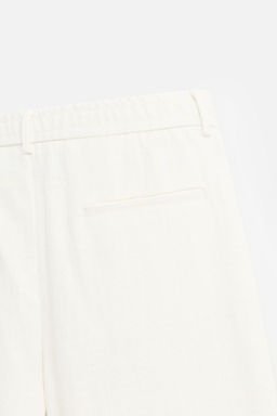 TEXTURED REGULAR FIT TROUSERS - Zara фото 10