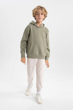 Толстовка с капюшоном стандартного кроя для мальчика - Defacto фото 2